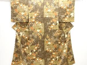 梅楓椿模様小紋着物